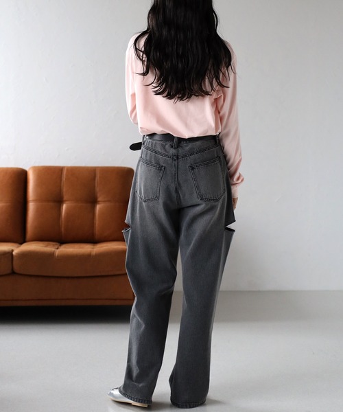 COMMRE（コムル）の「アソートロゴロンT（Tシャツ/カットソー・レディース・オレンジ/グリーン/ピンク/チャコールグレー・FREE）」の8枚目の写真