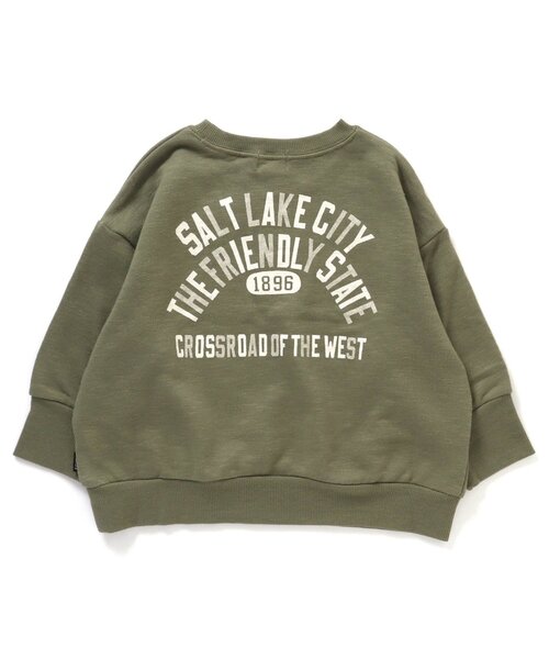 F.O.KIDS（エフオーキッズ）の「カラバリグラフィックトレーナー（スウェット・キッズ・レッド/カーキ/ベージュ/オレンジ/アイボリー/パープル/イエロー/ブラック/グレー/ブルー・120/150/90/100/130/140/95/80/110）」の16枚目の写真