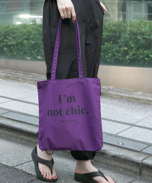 ALAND（エーランド）の「【UNISEX】ALAND／キャンバスミニトート 2974252（トートバッグ・レディース・パープル/グレー/ホワイト・0）」の3枚目の写真