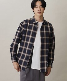 THE SHOP TK  | TRオンブレーチェックレギュラーカラーシャツ(シャツ/ブラウス)