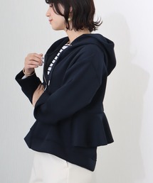 ダンボールポンチ バックフレア ジップパーカー