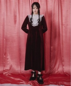 ワンピース Ameri VINTAGE VELOUR PUFF SLEEVE DRESS VELOUR PUFF SLEEVE DRESS（ドレス）｜Ameri（アメリ）の