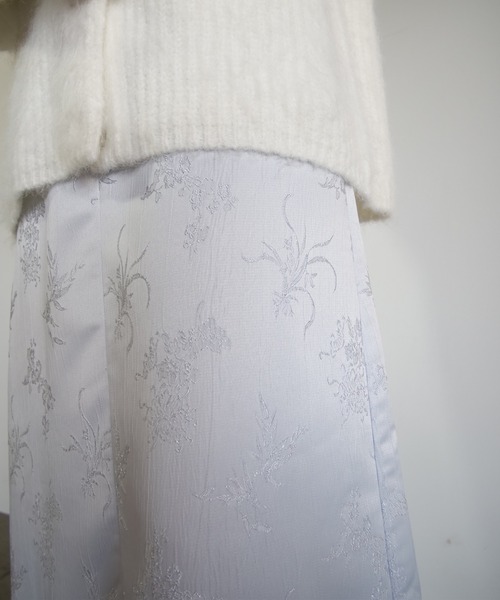 muguet(ミュゲ)の「gloss jacquard cami op(ワンピース・レディース・アイボリー/ブルー/ピンク・FREE)」の19枚目の写真