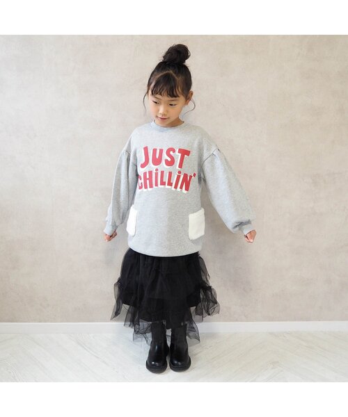 BREEZE（ブリーズ）の「WEB限定 チュールスカート（スカート・キッズ・ブルー/レッド/ブラック・130/110/90）」の4枚目の写真