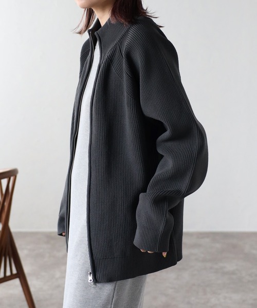 CREARE -LINO-（クレアーレリノ）の「オーバーサイズ ルーズ ドライバーズ ニット<ユニセックス>（ニット/セーター・メンズ・ブラウン/ブラック/オフホワイト/チャコールグレー・M/L）」の22枚目の写真