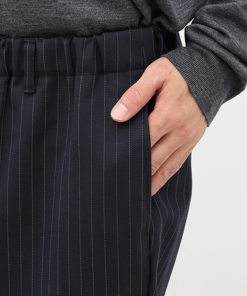 STILL BY HAND（スティルバイハンド）の「【STILL BY HAND / スティルバイハンド】T/W easy pants（スラックス・メンズ・ブラウン/ネイビー・46）」の9枚目の写真