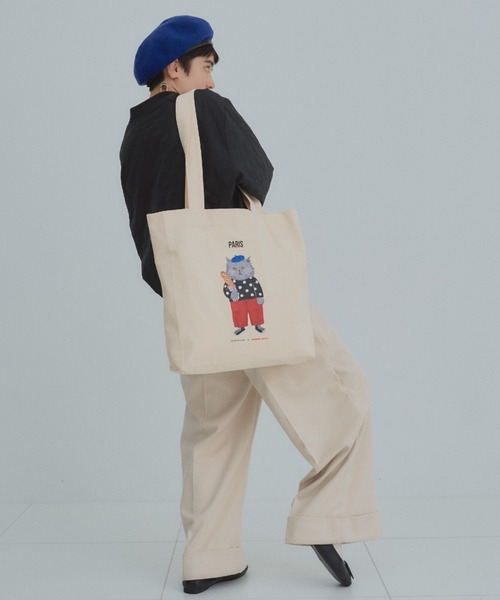 manana suerte（マニャーナスエルテ）の「CATモチーフトートバッグ（トートバッグ・レディース・その他1/その他2・FREE）」の5枚目の写真