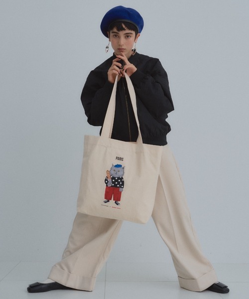 manana suerte（マニャーナスエルテ）の「CATモチーフトートバッグ（トートバッグ・レディース・その他1/その他2・FREE）」の4枚目の写真