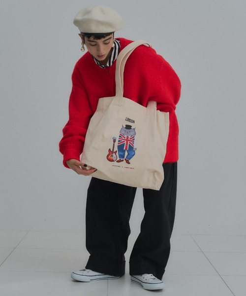 manana suerte（マニャーナスエルテ）の「CATモチーフトートバッグ（トートバッグ・レディース・その他1/その他2・FREE）」の11枚目の写真