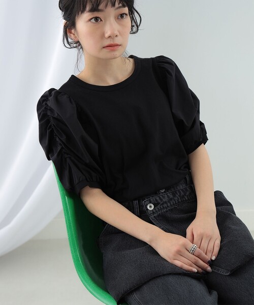レイビームス　パフスリーブトップス　raybeams Ray BEAMS（レイビームス）の「Ray BEAMS / ギャザー