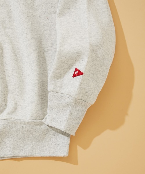 Healthknit(ヘルスニット)の「Healthknit CLASSIC SWEAT L/S BRAHMS (54019)(スウェット・メンズ・ヘザーグレー/レッド/マスタード/サンドベージュ・MEDIUM/LARGE/X-LARGE)」の8枚目の写真