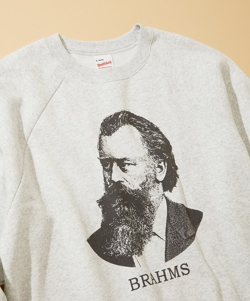 Healthknit(ヘルスニット)の「Healthknit CLASSIC SWEAT L/S BRAHMS (54019)(スウェット・メンズ・ヘザーグレー/レッド/マスタード/サンドベージュ・MEDIUM/LARGE/X-LARGE)」の7枚目の写真