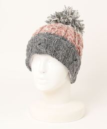 salle de bal | ミックスニット ポンポン キャップ ニット帽 SPH N0444 SPI(ニットキャップ/ビーニー)