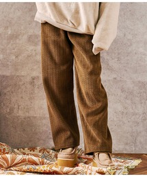 anap mimpi | ケーブル ニットソー 裏起毛 あったか ストレートパンツ(その他パンツ)