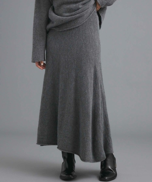 fifth(フィフス)の「ボートネックニットスカートセットアップ(セットアップ・レディース・ブラック/グレー/ラベンダー/ホワイト・M)」の12枚目の写真