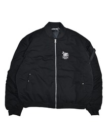 DOUBLE STEAL | タギング刺繍 MA-1(MA-1)