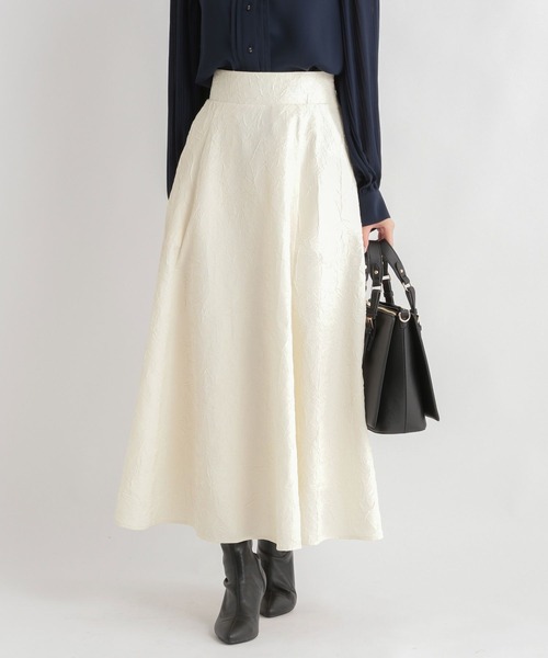 Andemiu(アンデミュウ)の「ワッシャーレースアップフレアスカート 100551(スカート・レディース・ホワイト/ベージュ/ブラック・FREE)」の13枚目の写真