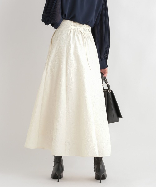 Andemiu(アンデミュウ)の「ワッシャーレースアップフレアスカート 100551(スカート・レディース・ホワイト/ベージュ/ブラック・FREE)」の14枚目の写真