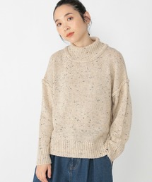 studio CLIP | 3ゲージネップヤーンハイネックプルオーバー(ニット/セーター)