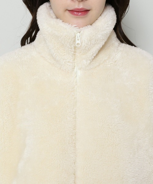 3.3 Field Trip （3.3フィールドトリップ）の「3.3 Field Trip／ムートンBL 2993684（ブルゾン・レディース・グレー/アイボリー/ブラック・FREE）」の11枚目の写真