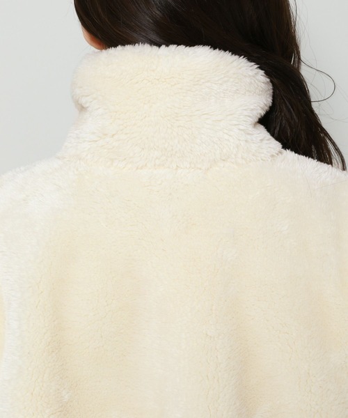 3.3 Field Trip （3.3フィールドトリップ）の「3.3 Field Trip／ムートンBL 2993684（ブルゾン・レディース・グレー/アイボリー/ブラック・FREE）」の16枚目の写真