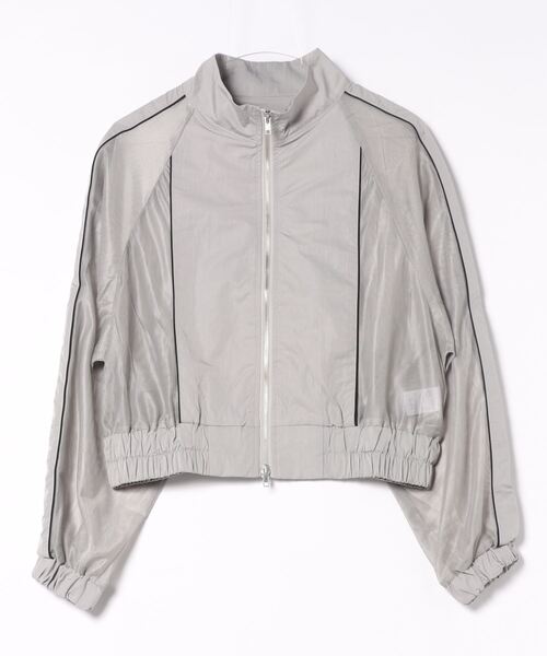 タフタ×メッシュ配色パイピングブルゾン（MA-1）｜STYLEBLOCK（スタイルブロック） 6,980円