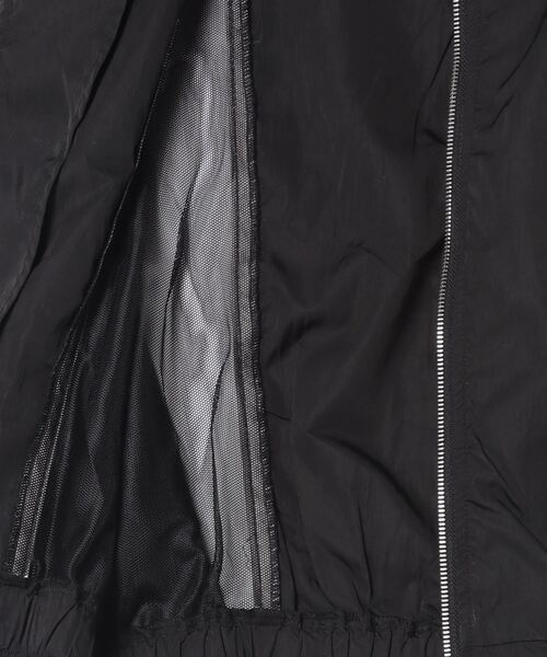 STYLEBLOCK（スタイルブロック）の「タフタ×メッシュ配色パイピングブルゾン（MA-1・レディース・グレー/ブラック/カーキ/ホワイト系その他・M）」の6枚目の写真