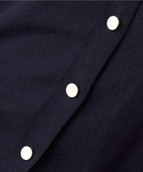 a.v.v（アーヴェヴェ）の「【アンサンブル対応】ラメニットカーディガン（カーディガン/ボレロ・レディース・ネイビー/アイボリー/クリーム・34/36/40/38/42）」の7枚目の写真