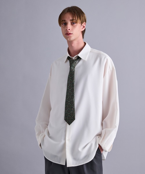 JUNRED（ジュンレッド）の「【 追加生産 】ジャガードネクタイ（ネクタイ・メンズ・ブラック/グリーン/レッド・FREE）」の3枚目の写真