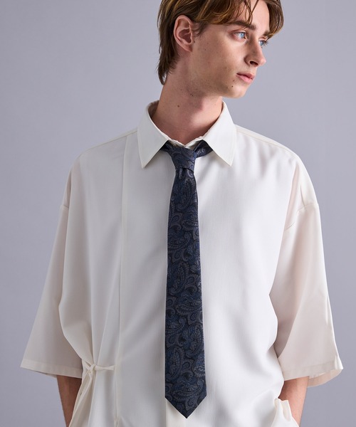 JUNRED（ジュンレッド）の「【 追加生産 】ジャガードネクタイ（ネクタイ・メンズ・ブラック/グリーン/レッド・FREE）」の2枚目の写真