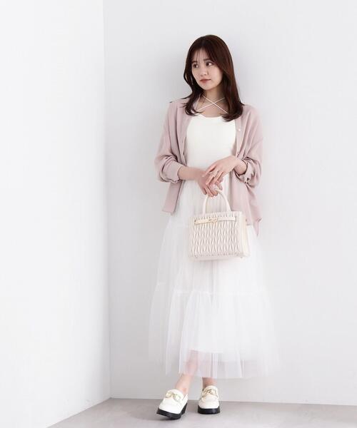 PROPORTION BODY DRESSING（プロポーションボディドレッシング）の「チュールティアードスカート / 1214120212（スカート・レディース・ホワイト/ブラック・SMALL/MEDIUM）」の21枚目の写真