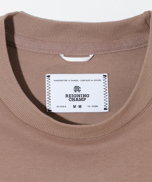 REIGNING CHAMP（レイニングチャンプ）の「REIGNING CHAMP/MIDWEIGHT JERSEY T-SHIRTRC-1311（Tシャツ/カットソー・メンズ・ピンク/ネイビー・LARGE）」の14枚目の写真