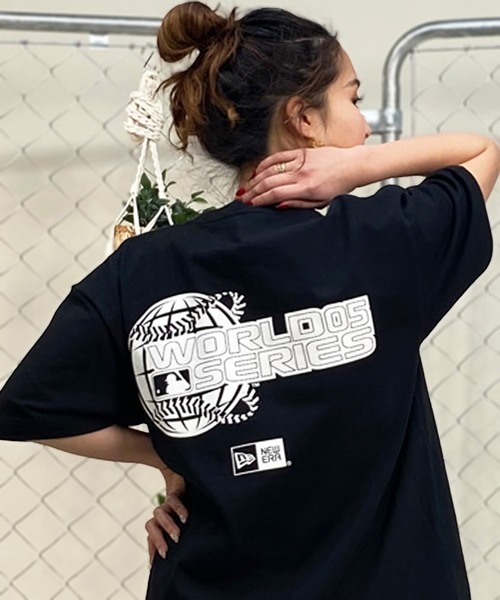 NEW ERA(ニューエラ)の「NEW ERA/ニューエラ Tシャツ オーバーサイズ バックプリント MLB 14121891/14121892/14121893/14121895/14121906/14121896(Tシャツ/カットソー・レディース・ホワイト系その他2/ブラック系その他/ブラック系その他2/ストーン/ネイビー/ホワイト系その他・L/M)」の5枚目の写真