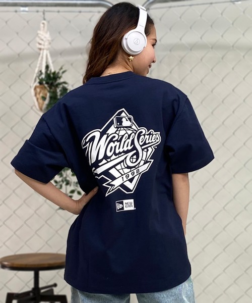 NEW ERA(ニューエラ)の「NEW ERA/ニューエラ Tシャツ オーバーサイズ バックプリント MLB 14121891/14121892/14121893/14121895/14121906/14121896(Tシャツ/カットソー・レディース・ホワイト系その他2/ブラック系その他/ブラック系その他2/ストーン/ネイビー/ホワイト系その他・L/M)」の15枚目の写真