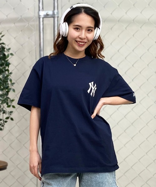 NEW ERA(ニューエラ)の「NEW ERA/ニューエラ Tシャツ オーバーサイズ バックプリント MLB 14121891/14121892/14121893/14121895/14121906/14121896(Tシャツ/カットソー・レディース・ホワイト系その他2/ブラック系その他/ブラック系その他2/ストーン/ネイビー/ホワイト系その他・L/M)」の13枚目の写真