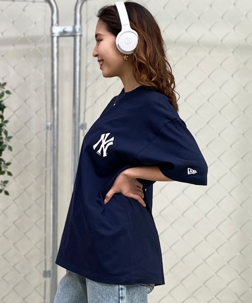 NEW ERA(ニューエラ)の「NEW ERA/ニューエラ Tシャツ オーバーサイズ バックプリント MLB 14121891/14121892/14121893/14121895/14121906/14121896(Tシャツ/カットソー・レディース・ホワイト系その他2/ブラック系その他/ブラック系その他2/ストーン/ネイビー/ホワイト系その他・L/M)」の14枚目の写真