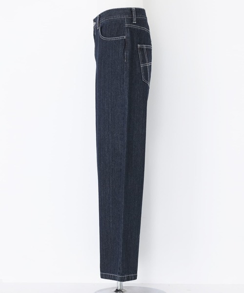 n'OrLABEL(ノアールレーベル)の「『ヨーク切り替えストレートデニムパンツ』(デニムパンツ・メンズ・インディゴブルー/ブラック・XL/L/M)」の12枚目の写真