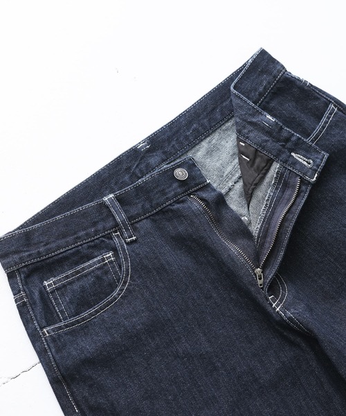 n'OrLABEL(ノアールレーベル)の「『ヨーク切り替えストレートデニムパンツ』(デニムパンツ・メンズ・インディゴブルー/ブラック・XL/L/M)」の14枚目の写真