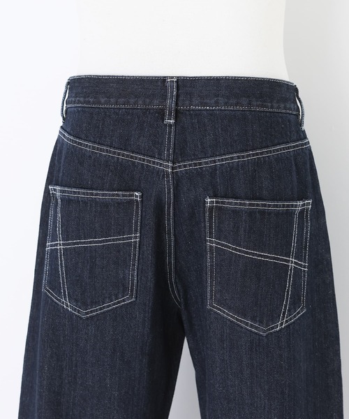 n'OrLABEL(ノアールレーベル)の「『ヨーク切り替えストレートデニムパンツ』(デニムパンツ・メンズ・インディゴブルー/ブラック・XL/L/M)」の15枚目の写真