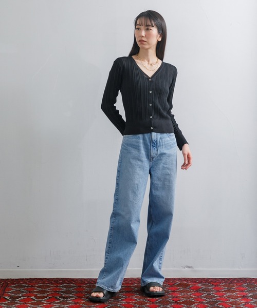 upperhights(アッパーハイツ)の「upper hights / THE NIECE DENIM PT(デニムパンツ・レディース・ライトブルー・22/23/24/25)」の8枚目の写真