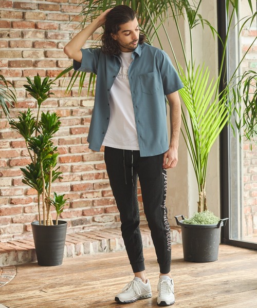 RATTLE TRAP(ラトルトラップ)の「ストレッチカチオン半袖シャツ(シャツ/ブラウス・メンズ・ネイビー/ベージュ/ブルー/ライトブルー・M/S/LL/L)」の6枚目の写真