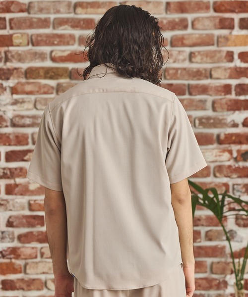 RATTLE TRAP(ラトルトラップ)の「ストレッチカチオン半袖シャツ(シャツ/ブラウス・メンズ・ネイビー/ベージュ/ブルー/ライトブルー・M/S/LL/L)」の22枚目の写真