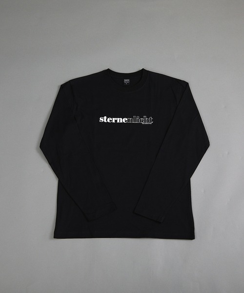 VIBGYOR(ヴィブジョー)の「ヘヴィウェイト天竺 プリント 長袖 クルーネック(Tシャツ/カットソー・メンズ・ホワイト/イエロー系その他/ブラック・MEDIUM/LARGE)」の1枚目の写真