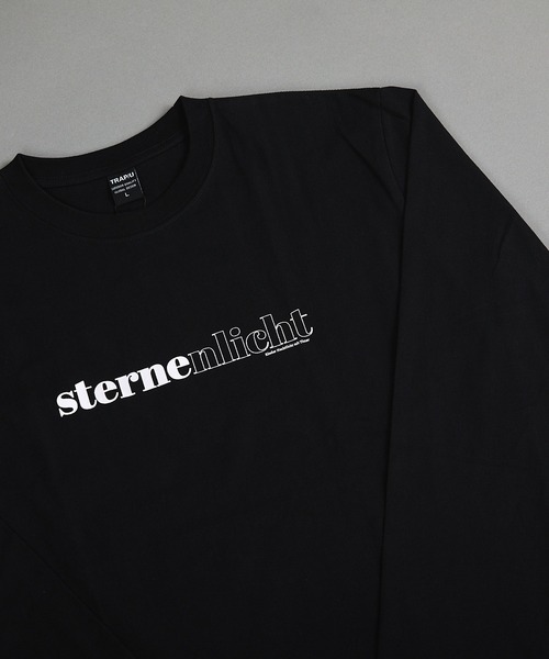 VIBGYOR(ヴィブジョー)の「ヘヴィウェイト天竺 プリント 長袖 クルーネック(Tシャツ/カットソー・メンズ・ホワイト/イエロー系その他/ブラック・MEDIUM/LARGE)」の9枚目の写真