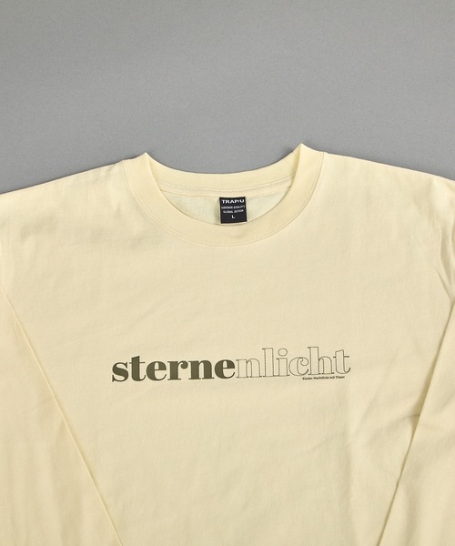 VIBGYOR(ヴィブジョー)の「ヘヴィウェイト天竺 プリント 長袖 クルーネック(Tシャツ/カットソー・メンズ・ホワイト/イエロー系その他/ブラック・MEDIUM/LARGE)」の11枚目の写真
