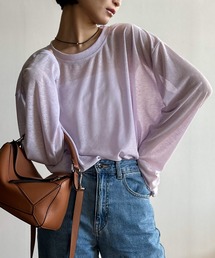 Kotoe（コトエ）の「ビッグシルエット シースルートップス（Tシャツ/カットソー）」