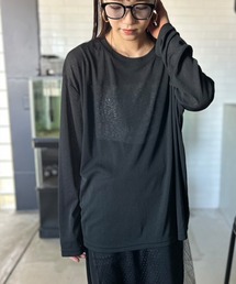 ワイズ 20ss シースルー メッシュ カットソー 黒 サイズ2