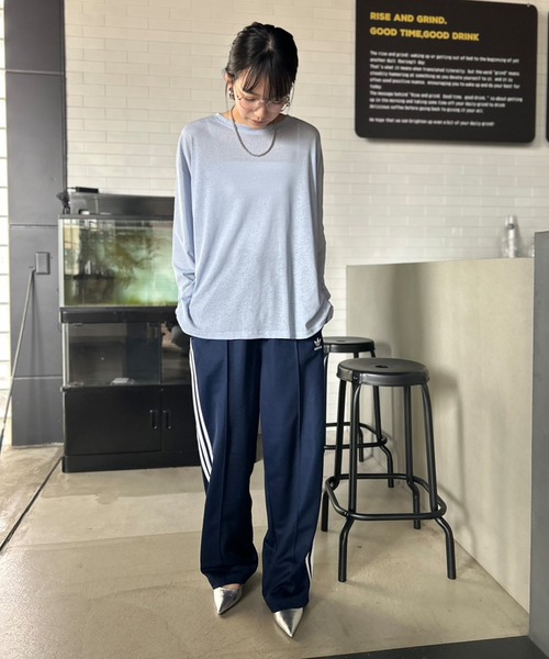 セール】ビッグシルエット シースルートップス（Tシャツ
