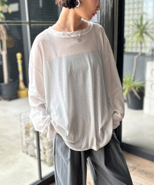 Kotoe（コトエ）の「ビッグシルエット シースルートップス（T