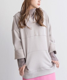 mili an deni | スクーバハーフジッププルオーバー(スウェット)